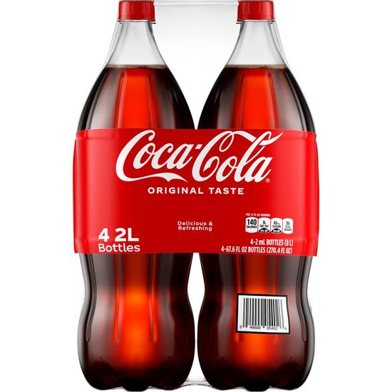Coca-Cola Classic Soda Soft Drink (4 ct, 67.62 fl oz)