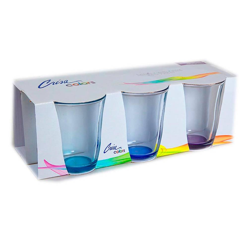 Crisa · Juego de vasos cosmos atomizado (6 un)