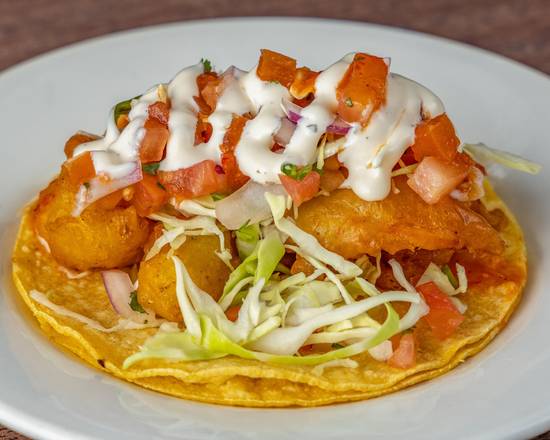Order Shrimp Taco food online from Baja Cali Fish & Tacos store, Arcadia on bringmethat.com