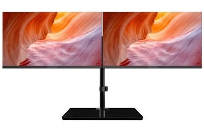 Packard Bell Dual Monitor Workstation With High-Definition Va Panel, 43 in