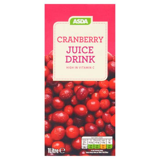 ASDA Cranberry Juice Drink 1l
