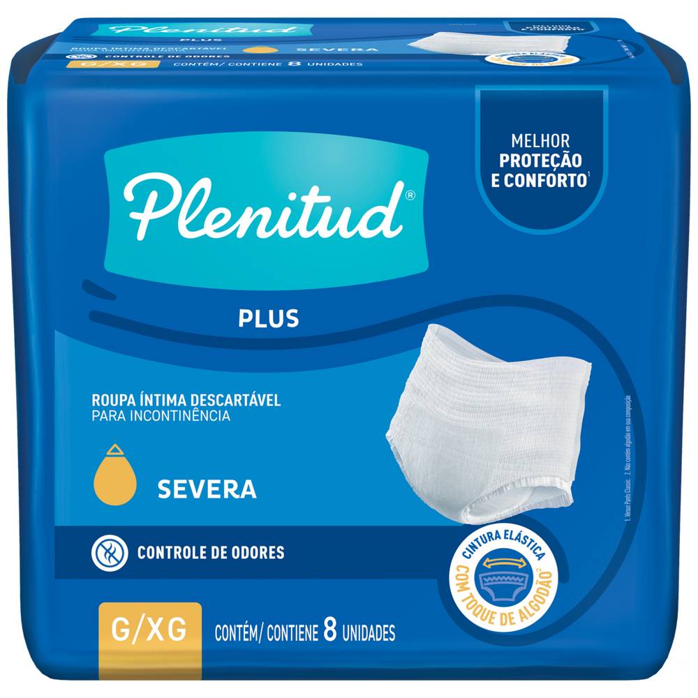 Plenitud · Fralda geriátrica protect plus g/xg (200 g)