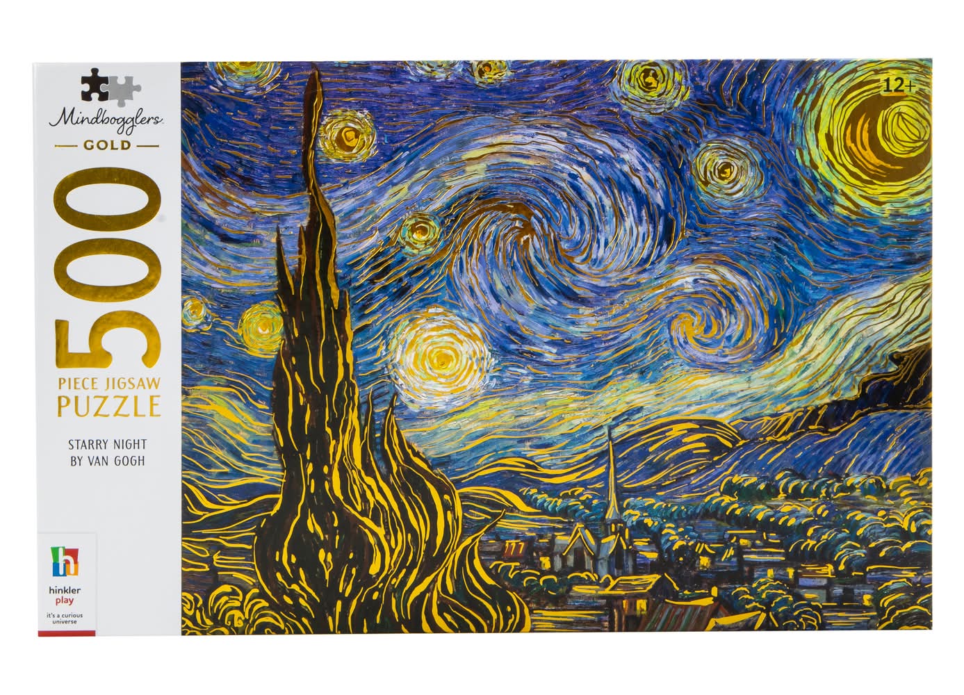 Mindbogglers™ Gold: Fine Art Puzzle 500-Piece Starry Night