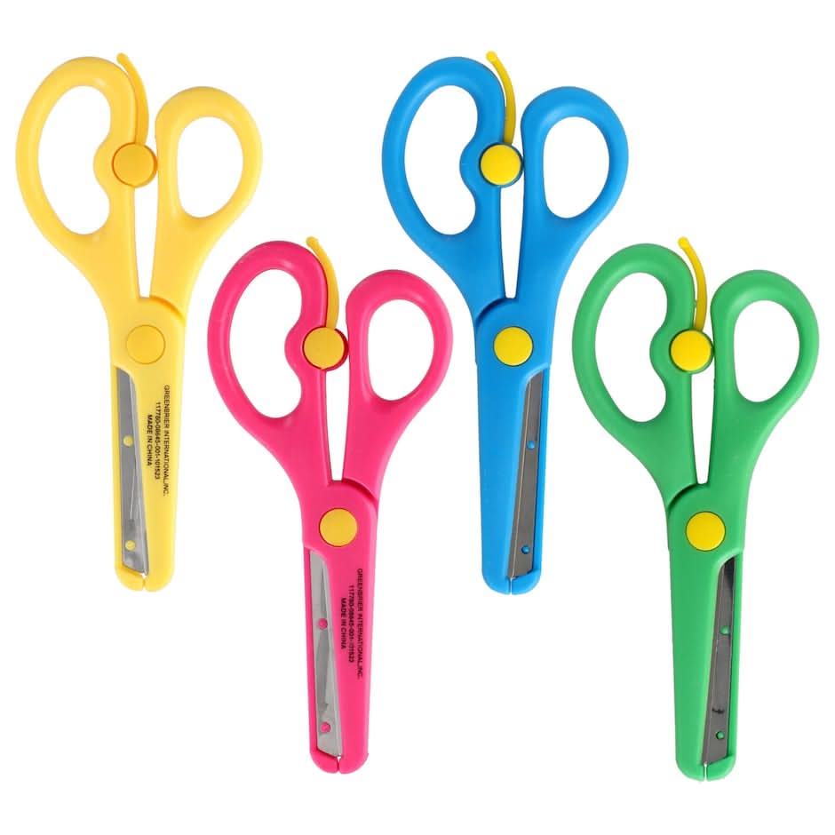 Jot Kids' Safety-Cut Scissors with Lift Assist, 5 in.