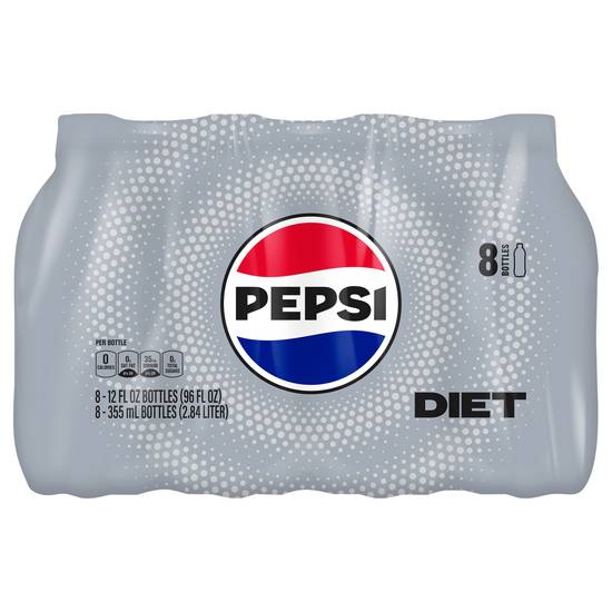 Pepsi Diet Soda Cola (8 ct, 12 fl oz)