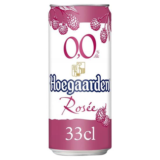 Hoegaarden Rosée 0.0% Alc Canette 33 cl