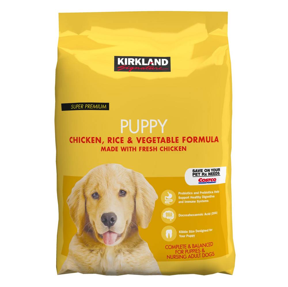 Kirkland Signature Puppy Formula Chicken, Rice and Vegetable Dog Food, 20 lbs