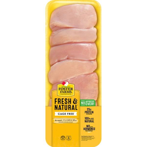 Foster Farms, Fryer Boneless Skinless Breast, Variety Pak