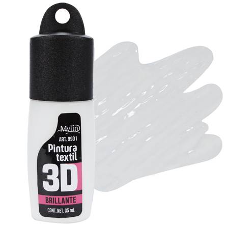 Pintura 3d brillante color blanco (151,2 g)