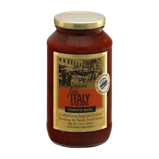 Little Italy in the Bronx Tomato Basil Pasta Sauce