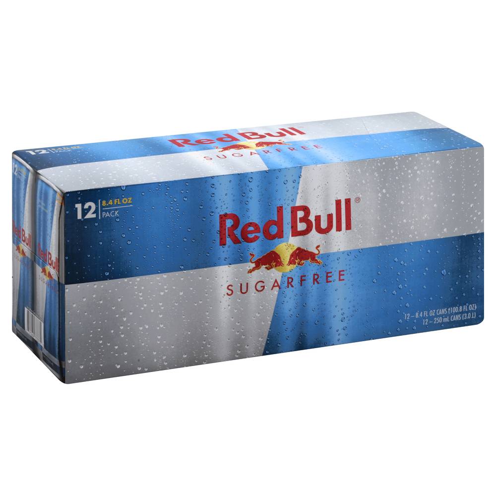 Red Bull Sugarfree Energy Drink (12 ct, 8.4 fl oz)