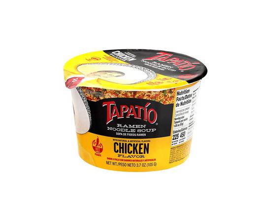 Order Tapatio Ramen Chicken 3.7oz food online from Chevron Extramile store, Antioch on bringmethat.com