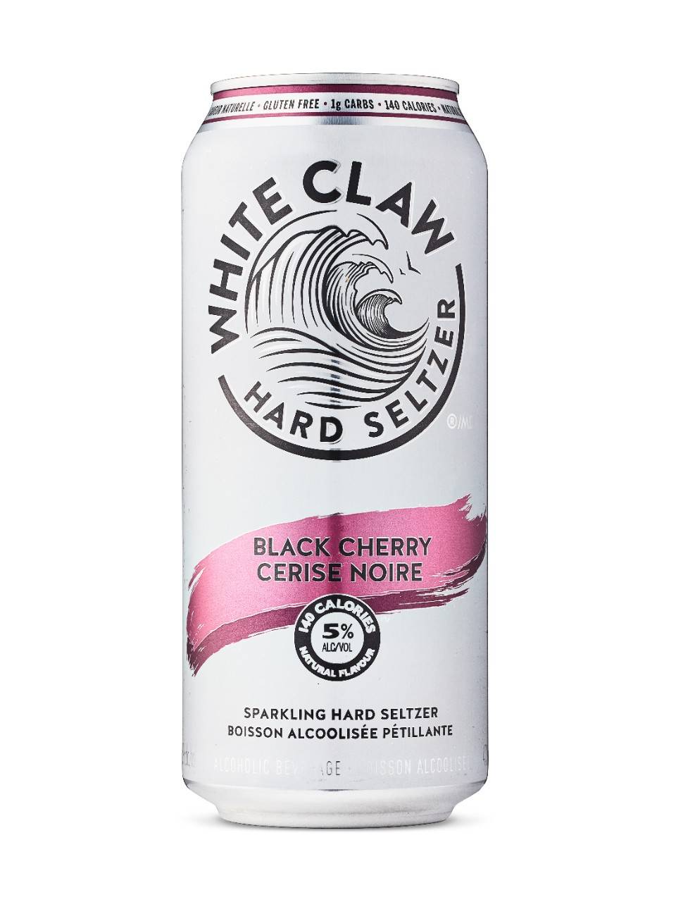 White Claw Hard Seltzer (473 g) (black cherry)