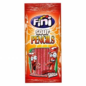 Regaliz de goma sabor fresa y pica pica Fini 100 g.