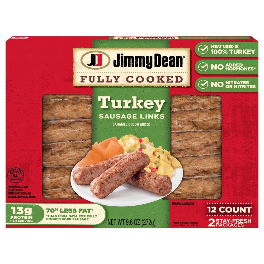 Jimmy Dean Turkey Sausage Links (9.6 oz, 12 ct)