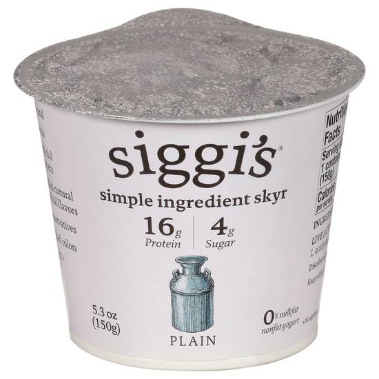 Siggi's Plain Yogurt (5.3 oz)