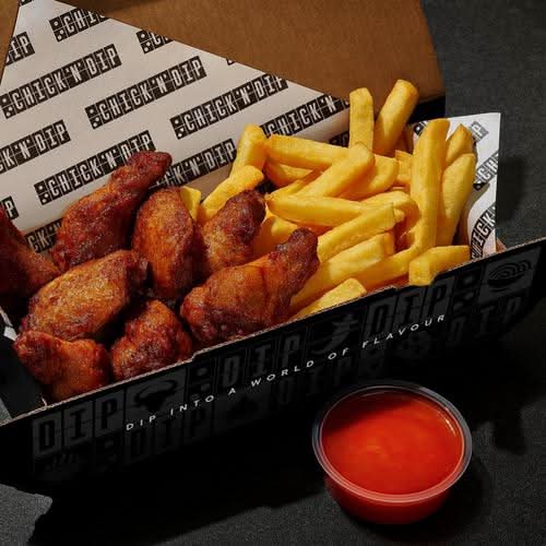 8 Wings & Fries Combo