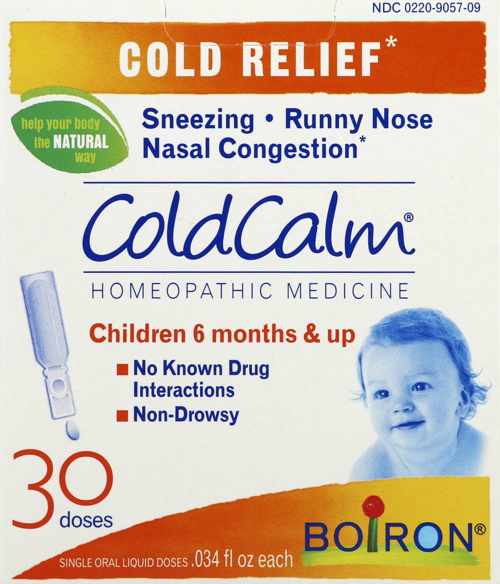 Boiron Coldcalm Cold Relief Single Oral Liquid Doses