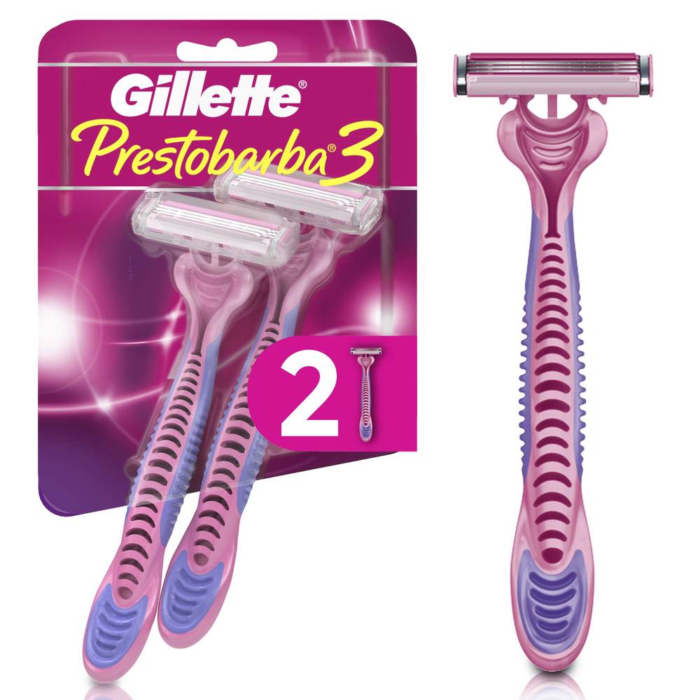 Gillette máquina afeitar desechable (2 un)
