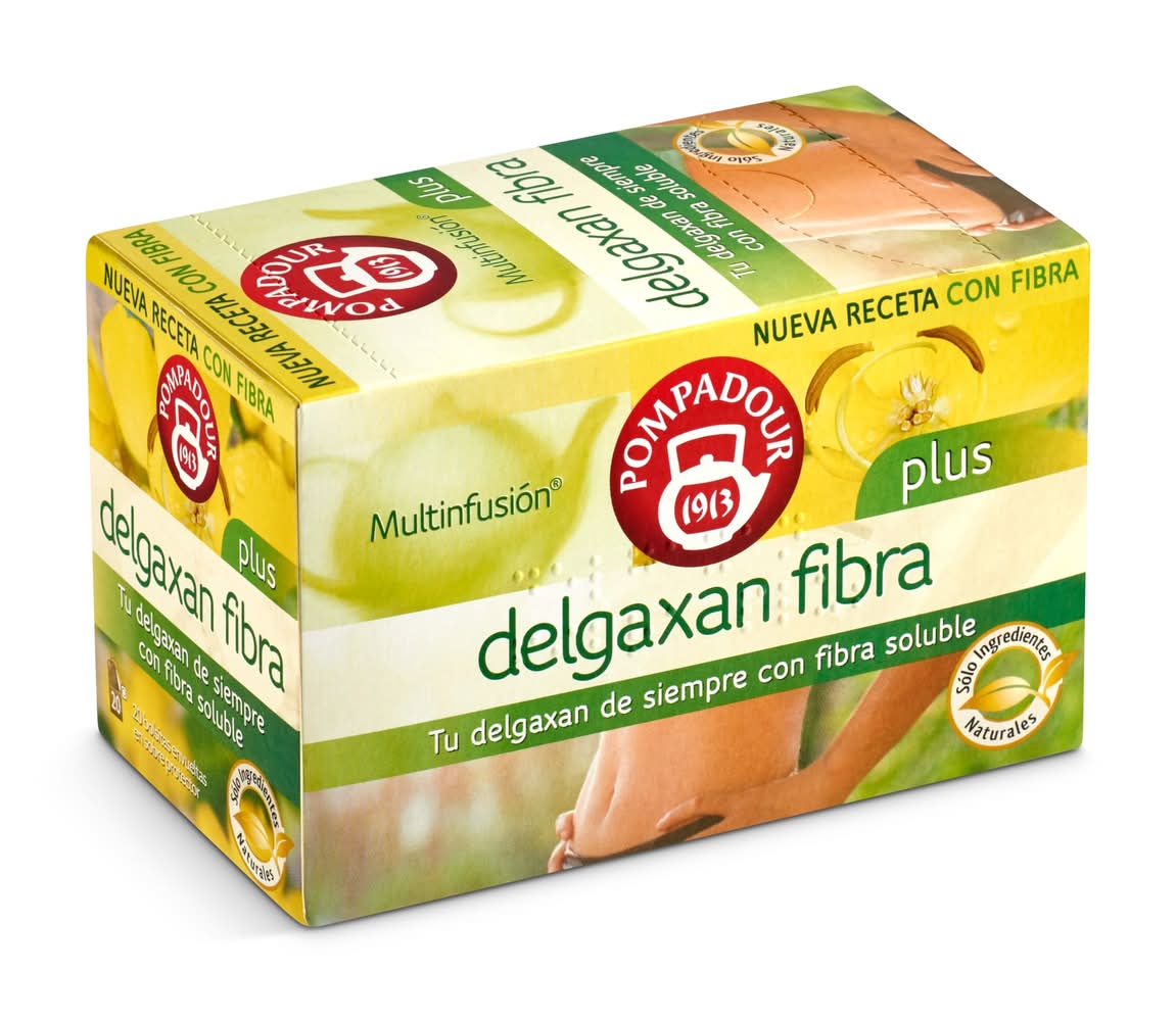 Infusión Delgaxan Fibra Pompadour Caja 20 Unidades