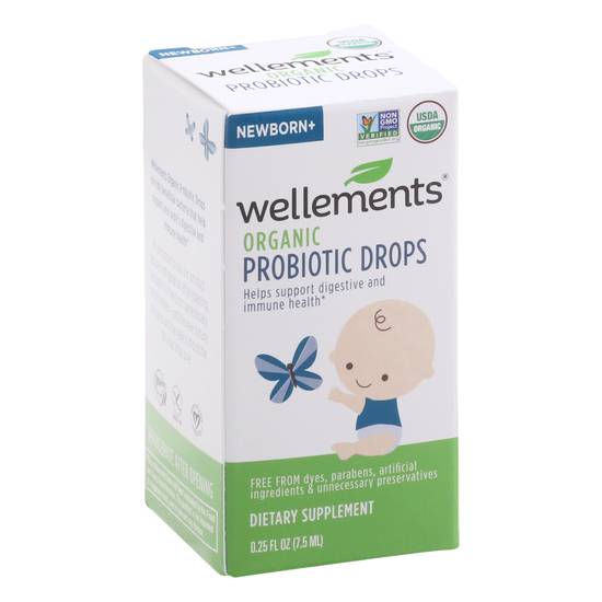 Wellements Newborn+ Organic Probiotic Drops