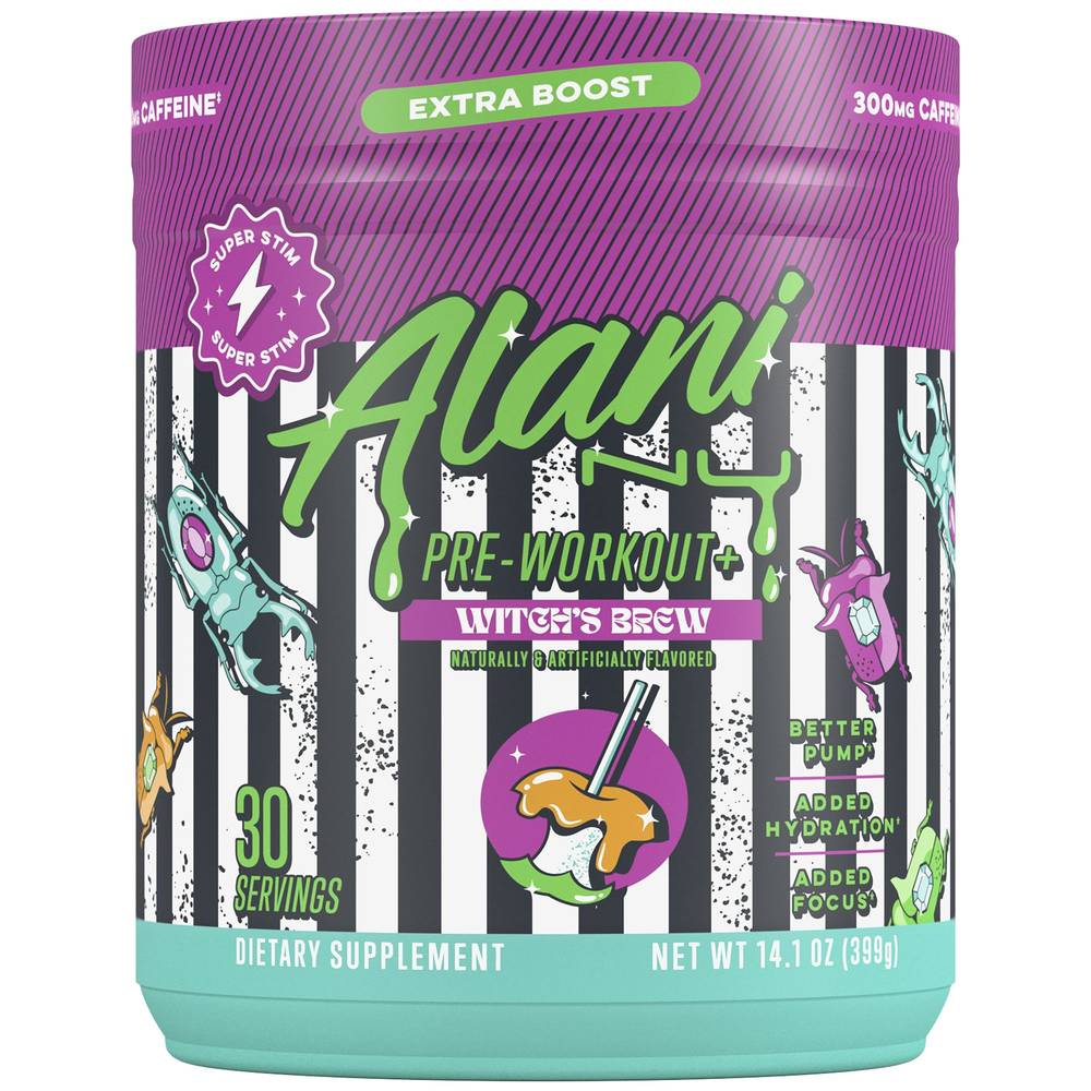 Pre-Workout With Extra Boost - Witch'S Brew (14.1 Oz. / 30 Servings)