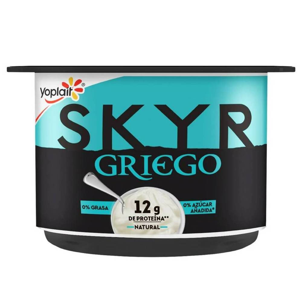 Yoplait yogurt skyr griego natural (vaso 120 g)