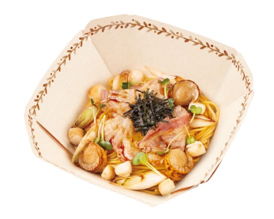 【217】パンチェッタと帆立のバター醤油　Pancetta and Scallop Spaghetti with Butter Soy Sauce