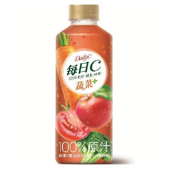 每日C100%蘋果蕃茄綜合果蔬汁800ml