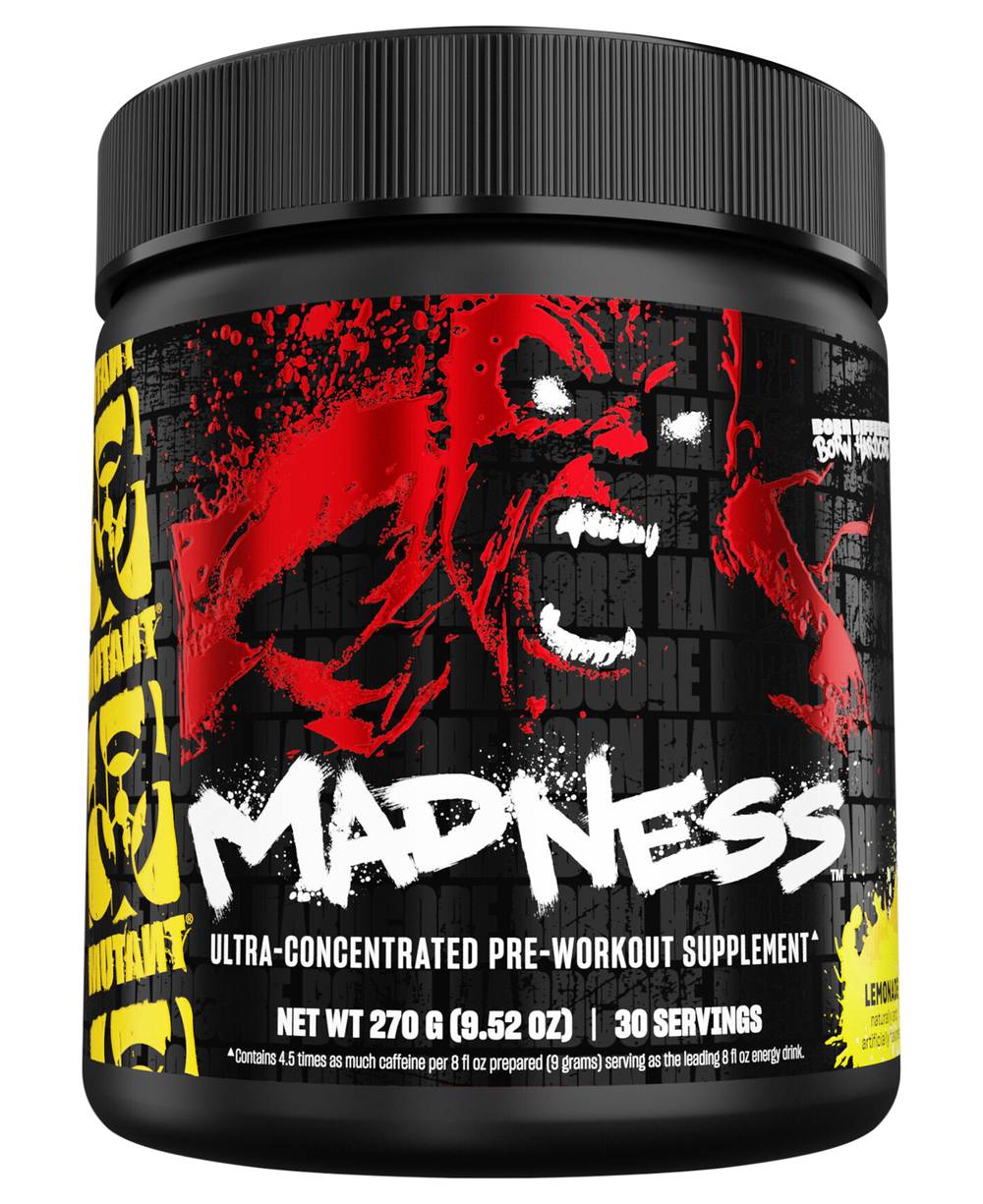 New Look Madness Pre-Workout Supplement - Roadside Lemonade (7.9 oz)