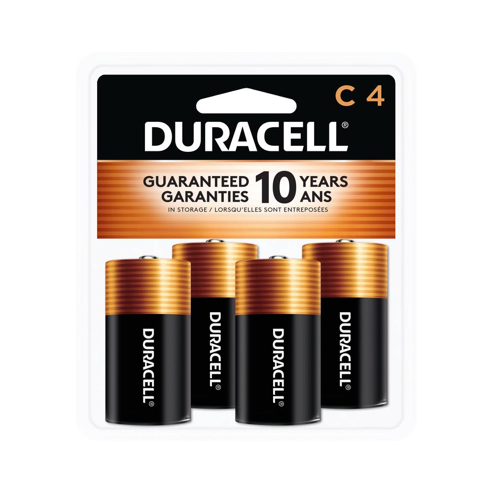 Duracell Coppertop Alkaline C Batteries (4-Pack) | MN14R4ZTSS