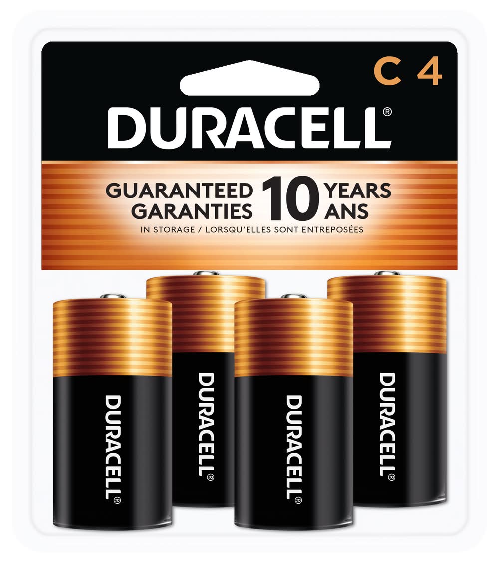 Duracell Coppertop Alkaline C Batteries ( 4 -Pack )