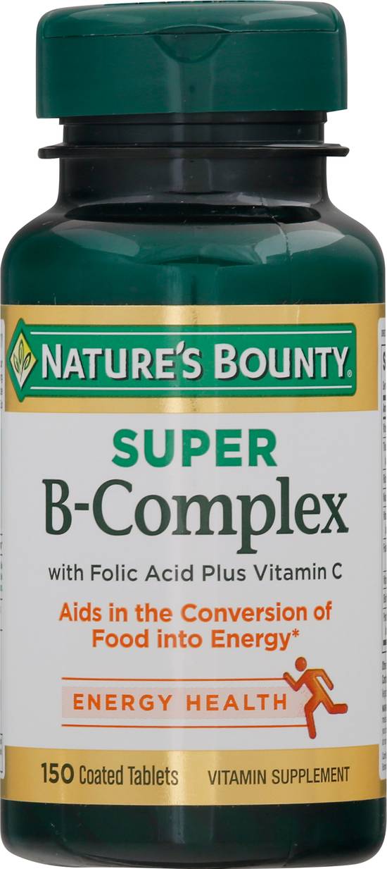 Nature's Bounty Vitamin B-Complex Coated Tablets ( 150 ct )
