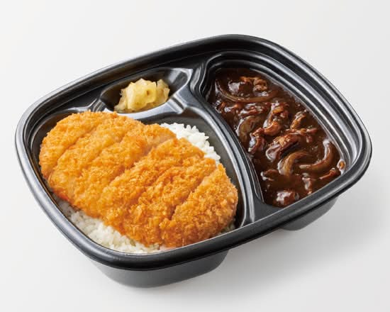 夏のよくばり牛カレー(ロースカツ)