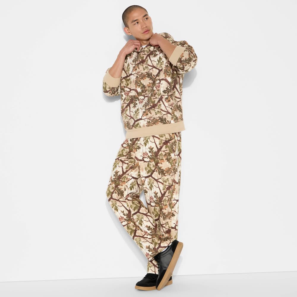 Original Use Knit Sweatpants, Men, M, Camo Beige