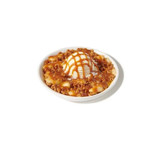 Oven-Baked Caramel Apple Pie Crisp