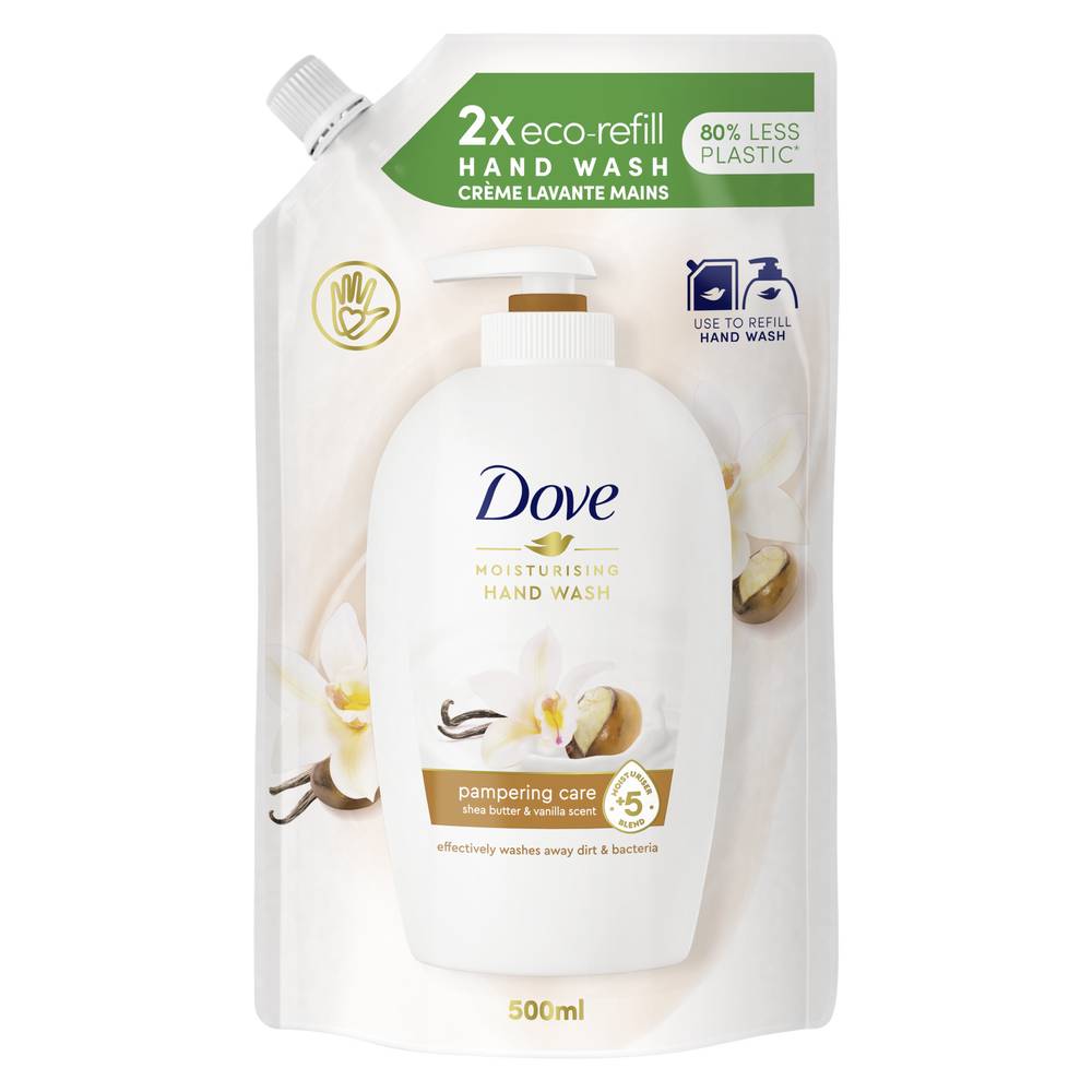 Dove - Savon liquide mains beurre de karité et vanille (500ml)