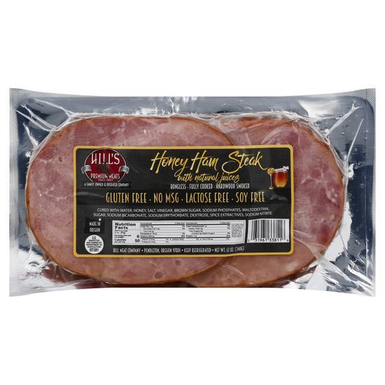 Hill's Premium Meats Honey Ham Steak Gluten Free (12 oz)