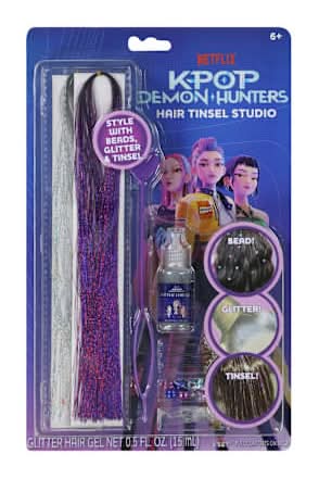 Netflix KPop Demon Hunters Hair Tinsel Set