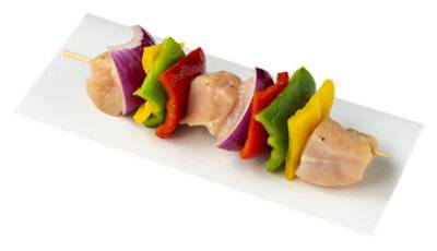 Chicken Kabobs With Bell Peppers & Onions