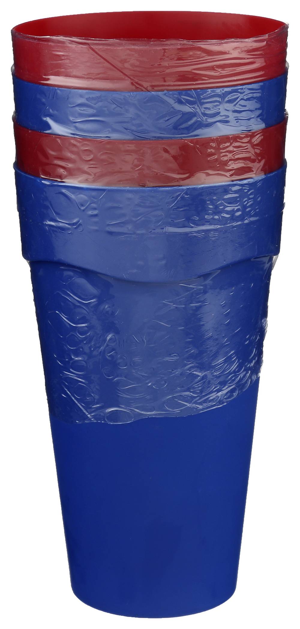 Simplify Plastic Tumblers, Blue-Red (4 ct)