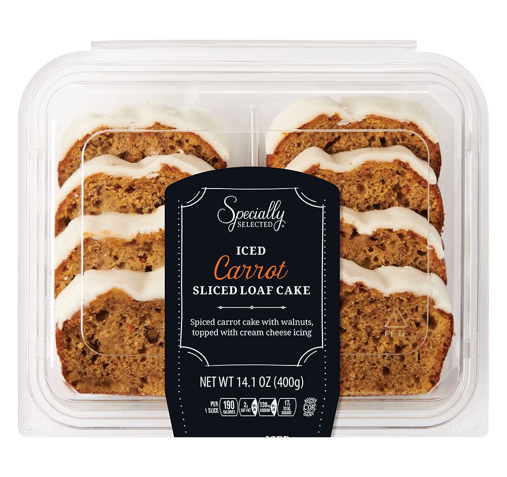 Specially Selected Iced Sliced Carrot Loaf Cake