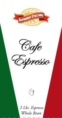 Supremo Italiano - Whole Bean Espresso Coffee - 2 lbs