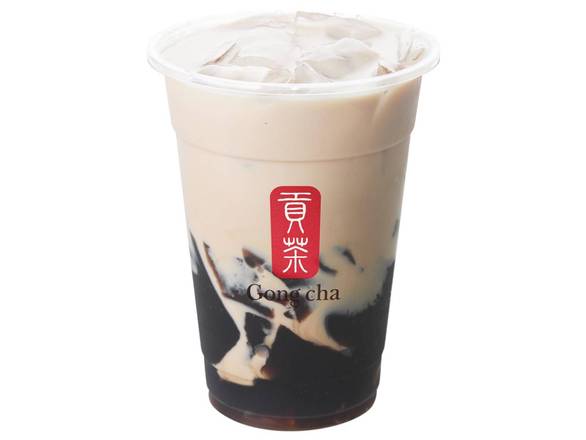 Milk Tea w. Grass Jelly