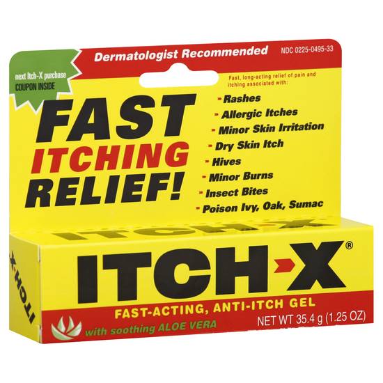 Itch-X Anti-Itch Gel With Soothing Aloe Vera