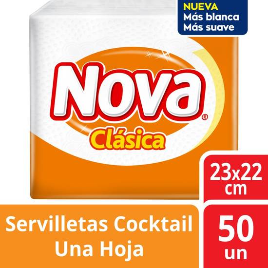 Nova - Servilleta cóctel - Paquete 50 u