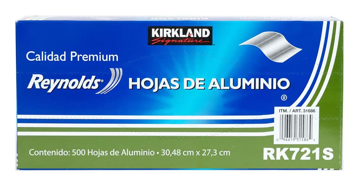Kirkland Signature · Reynolds hojas de aluminio