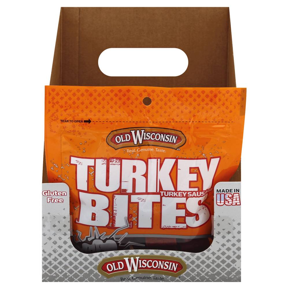 Old Wisconsin Turkey Bites Turkey Sausage Snack