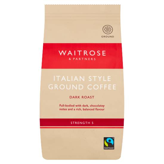 Waitrose Italian Style Ground Coffee (227g)