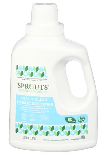 Sprouts Free And Clear Liquid Fabric Softener